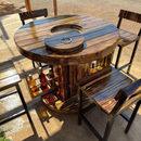 Mesa Cooler Rústica Peça Artesanal